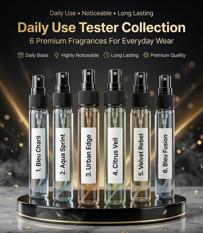 Aromallo Daily Rotation Set – 6 x 5ml Testers